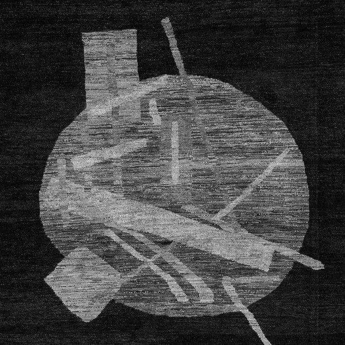 Oriental Gray Modern Rug, abs1833gry