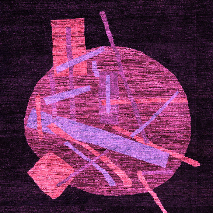 Oriental Pink Modern Rug, abs1833pnk