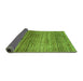 Sideview of Oriental Green Modern Rug, abs1834grn