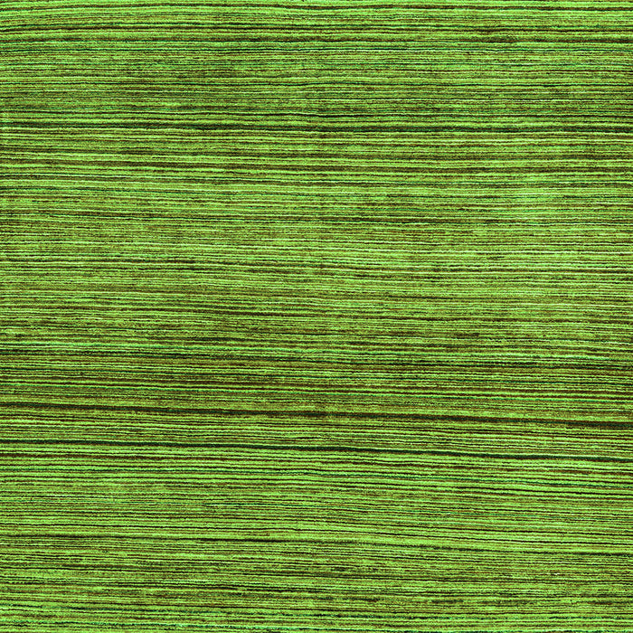 Square Machine Washable Oriental Green Modern Area Rugs, wshabs1834grn