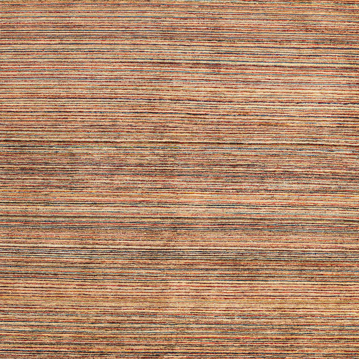 Square Abstract Sandy Brown Oriental Rug, abs1835