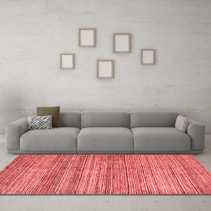 Modern Red Washable Rugs