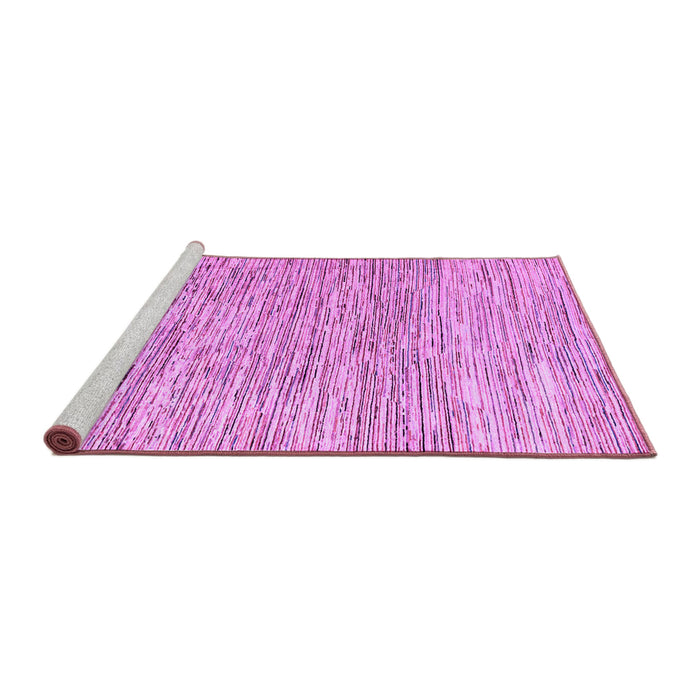 Sideview of Machine Washable Oriental Purple Modern Area Rugs, wshabs1836pur