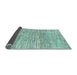 Sideview of Oriental Light Blue Modern Rug, abs1836lblu