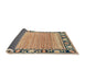 Sideview of Abstract Chestnut Brown Oriental Rug, abs1837