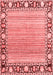 Oriental Red Modern Area Rugs