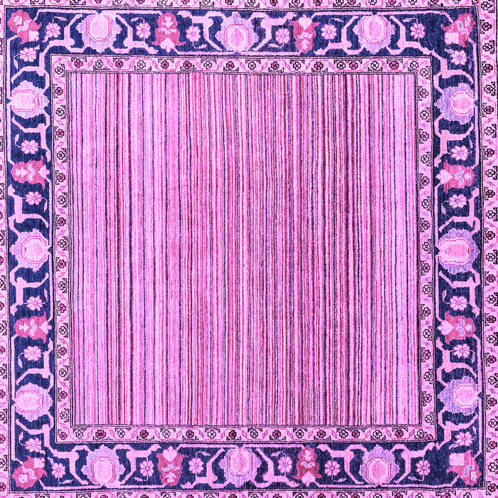 Square Oriental Purple Modern Rug, abs1837pur