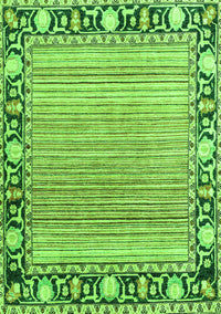 Oriental Green Modern Rug, abs1837grn