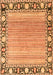 Oriental Orange Modern Rug, abs1837org