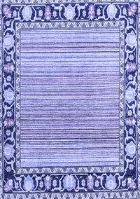 Oriental Blue Modern Rug, abs1837blu