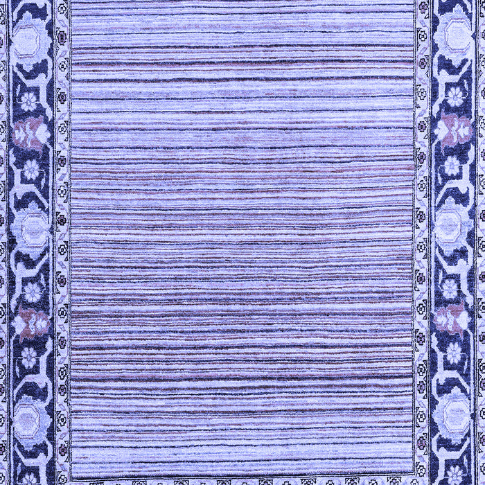 Machine Washable Oriental Blue Modern Rug, wshabs1837blu