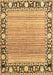 Oriental Brown Modern Rug, abs1837brn