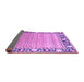 Sideview of Oriental Purple Modern Rug, abs1837pur