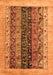 Machine Washable Oriental Orange Modern Area Rugs, wshabs1838org