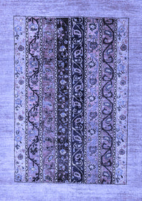 Oriental Blue Modern Rug, abs1838blu