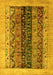 Oriental Yellow Modern Rug, abs1838yw