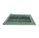 Sideview of Machine Washable Oriental Light Blue Modern Rug, wshabs1838lblu