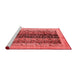 Modern Red Washable Rugs