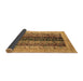 Sideview of Oriental Brown Modern Rug, abs1838brn