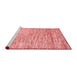 Modern Red Washable Rugs