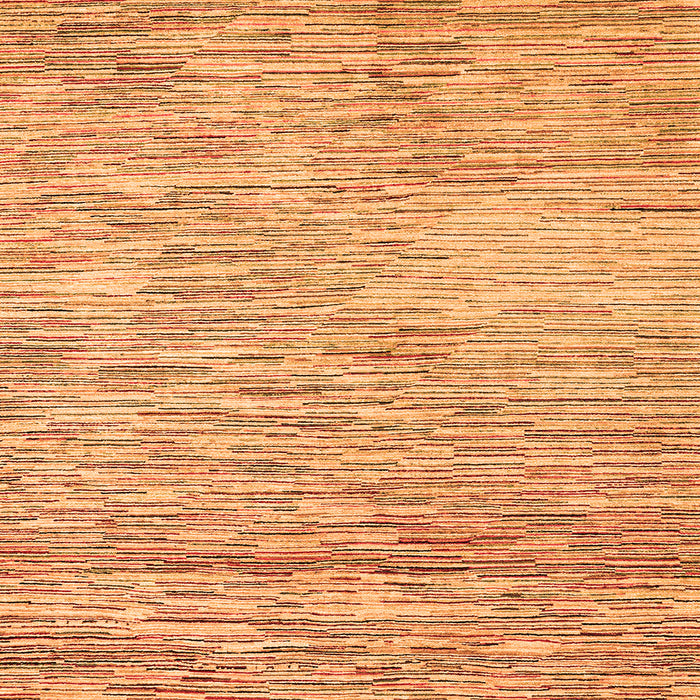 Square Machine Washable Oriental Orange Modern Area Rugs, wshabs1839org