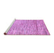Sideview of Machine Washable Oriental Purple Modern Area Rugs, wshabs1839pur