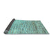 Sideview of Oriental Light Blue Modern Rug, abs1839lblu