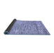 Sideview of Oriental Blue Modern Rug, abs1839blu