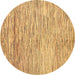 Round Oriental Brown Modern Rug, abs1839brn