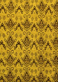 Abstract Yellow Modern Rug, abs183yw