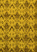 Abstract Yellow Modern Rug, abs183yw