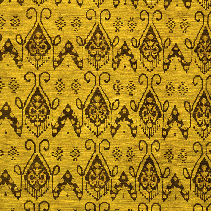 Abstract Yellow Modern Rug, abs183yw