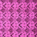 Square Machine Washable Abstract Pink Modern Rug, wshabs183pnk