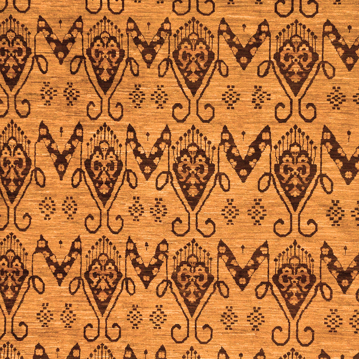 Machine Washable Abstract Orange Modern Area Rugs, wshabs183org