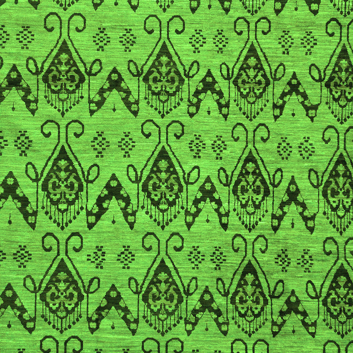 Machine Washable Abstract Green Modern Area Rugs, wshabs183grn