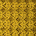 Square Abstract Yellow Modern Rug, abs183yw