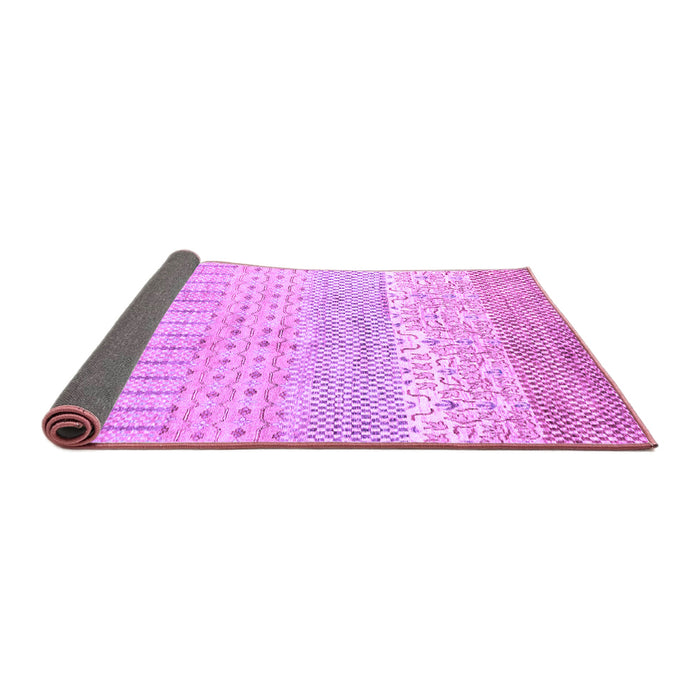 Sideview of Oriental Purple Modern Rug, abs1840pur