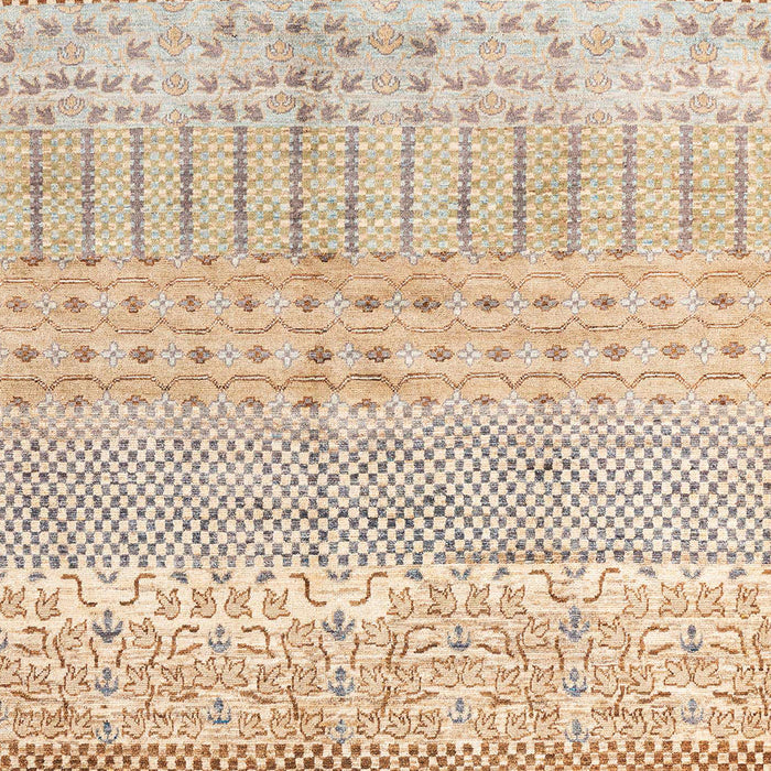 Abstract Deep Peach Orange Oriental Rug, abs1840