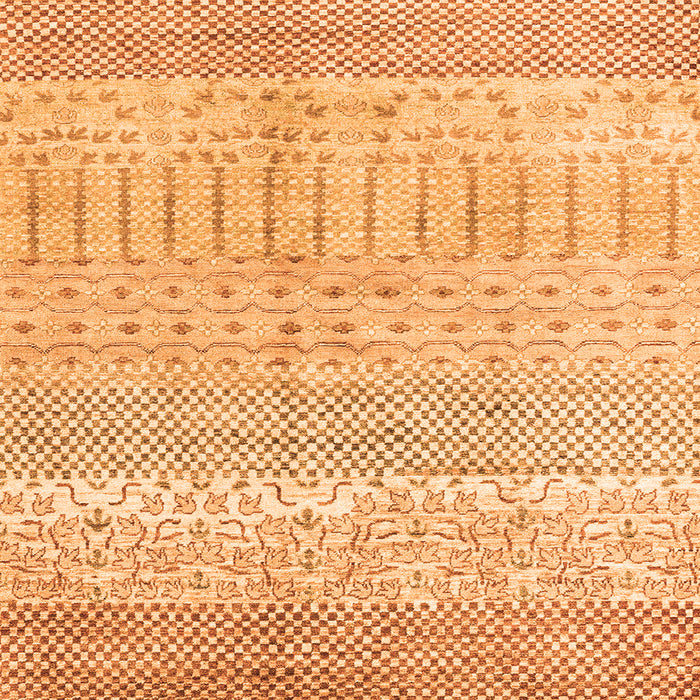 Square Oriental Orange Modern Rug, abs1840org