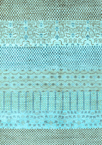 Oriental Light Blue Modern Rug, abs1840lblu