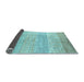 Sideview of Oriental Light Blue Modern Rug, abs1840lblu