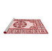 Modern Red Washable Rugs