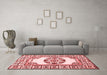 Modern Red Washable Rugs