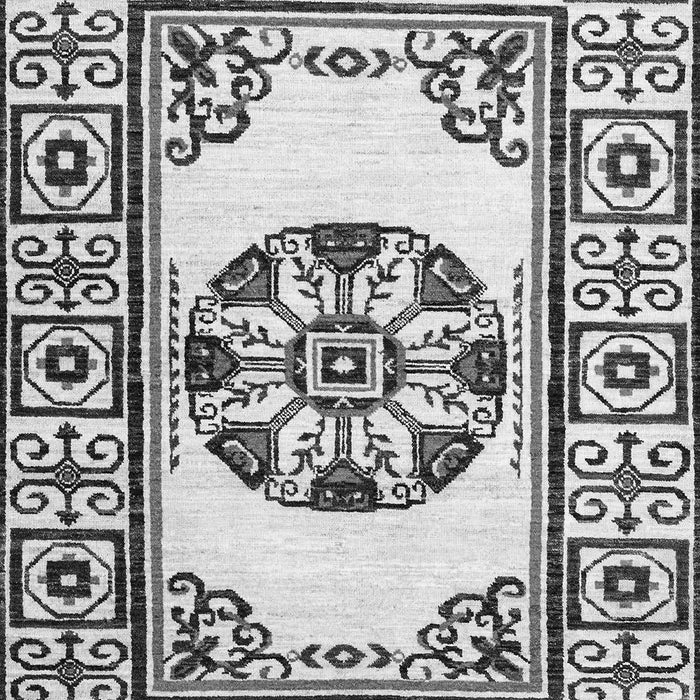 Machine Washable Oriental Gray Modern Rug, wshabs1841gry