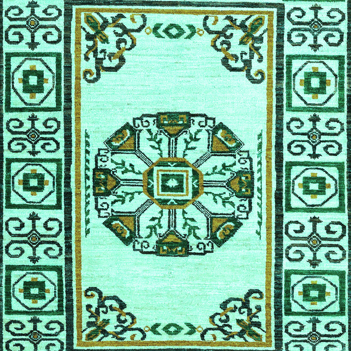 Oriental Turquoise Modern Rug, abs1841turq