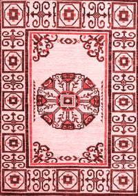 Oriental Red Modern Rug, abs1841red