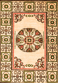 Oriental Orange Modern Rug, abs1841org