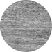 Round Oriental Gray Modern Rug, abs1842gry