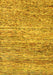 Oriental Yellow Modern Rug, abs1842yw