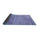 Sideview of Oriental Blue Modern Rug, abs1842blu